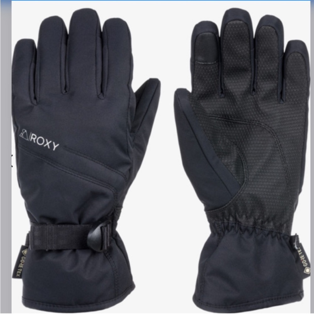 Roxy Large Gloves Gore Tex Fizz Technical Riding in True Black warmflight NWT